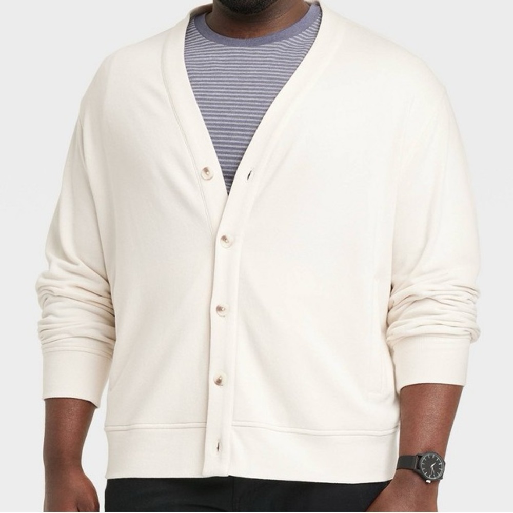 Goodfellow & Co- NWOT Cream Cardigan Sweater Size Small